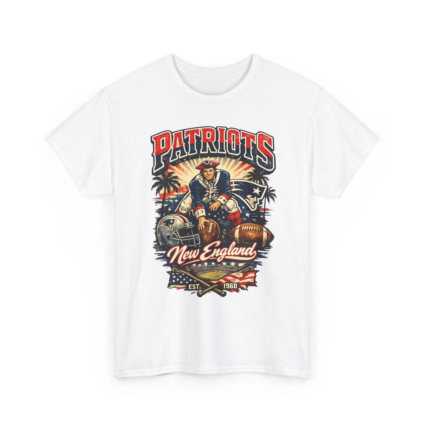Patriots Vintage Graphic Tee