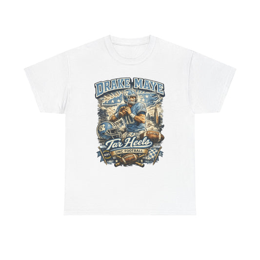 Drake Maye Vintage UNC Tee